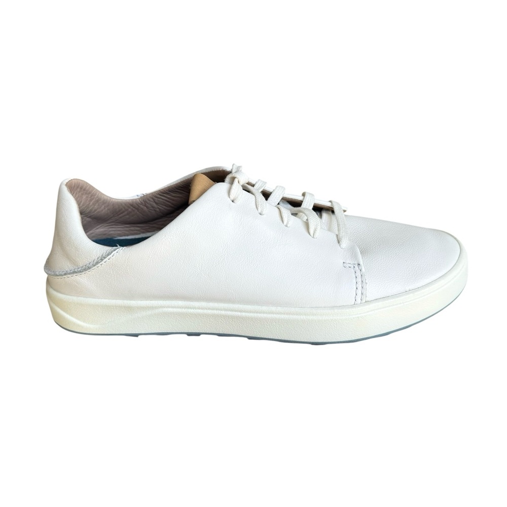 🆕 OluKai Wailea Waterproof White Leather Sneakers Golf Shoes Women’s - Picture 7 of 14